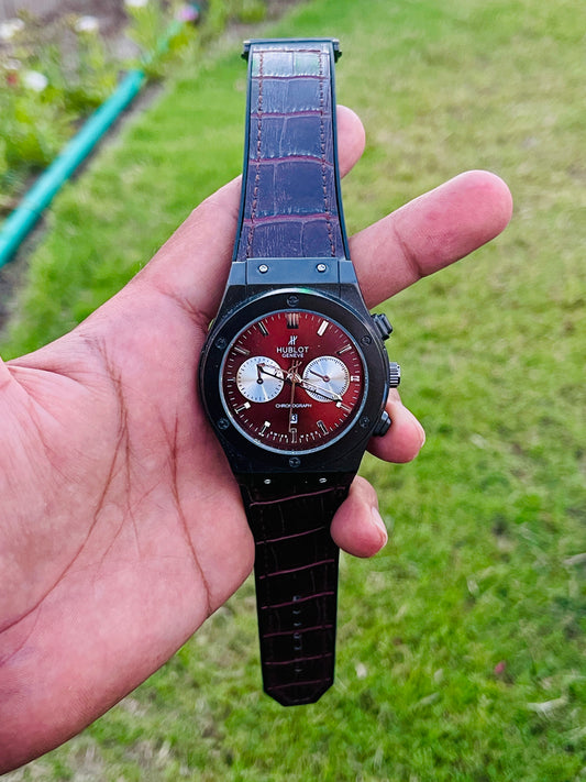 HUBLOT CLASSIC FUSION CHRONOGRAPH FULL BROWN