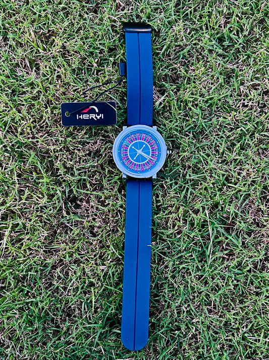 HERYI Caseno 360 Rotatory Dial Watch with Silicon Straps & Magnetic Lock